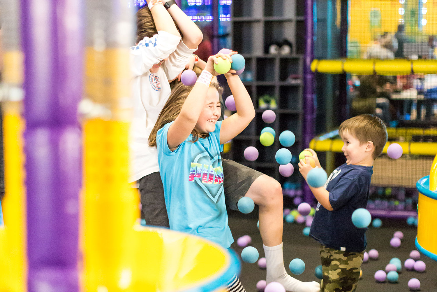 girl having fun in ballocity