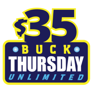 $35 Buck Thursdayds at Wahooz Family Fun Zone